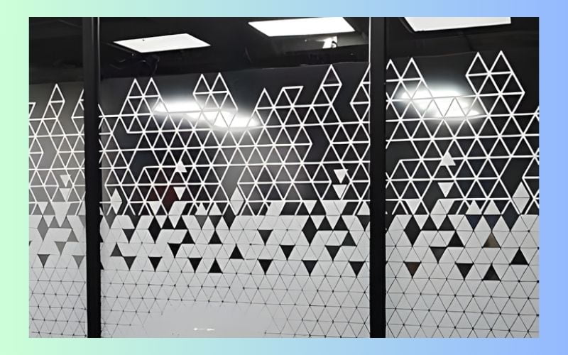 Mẫu decal hoa văn (pattern) cho văn phòng theo phong cách boutique
